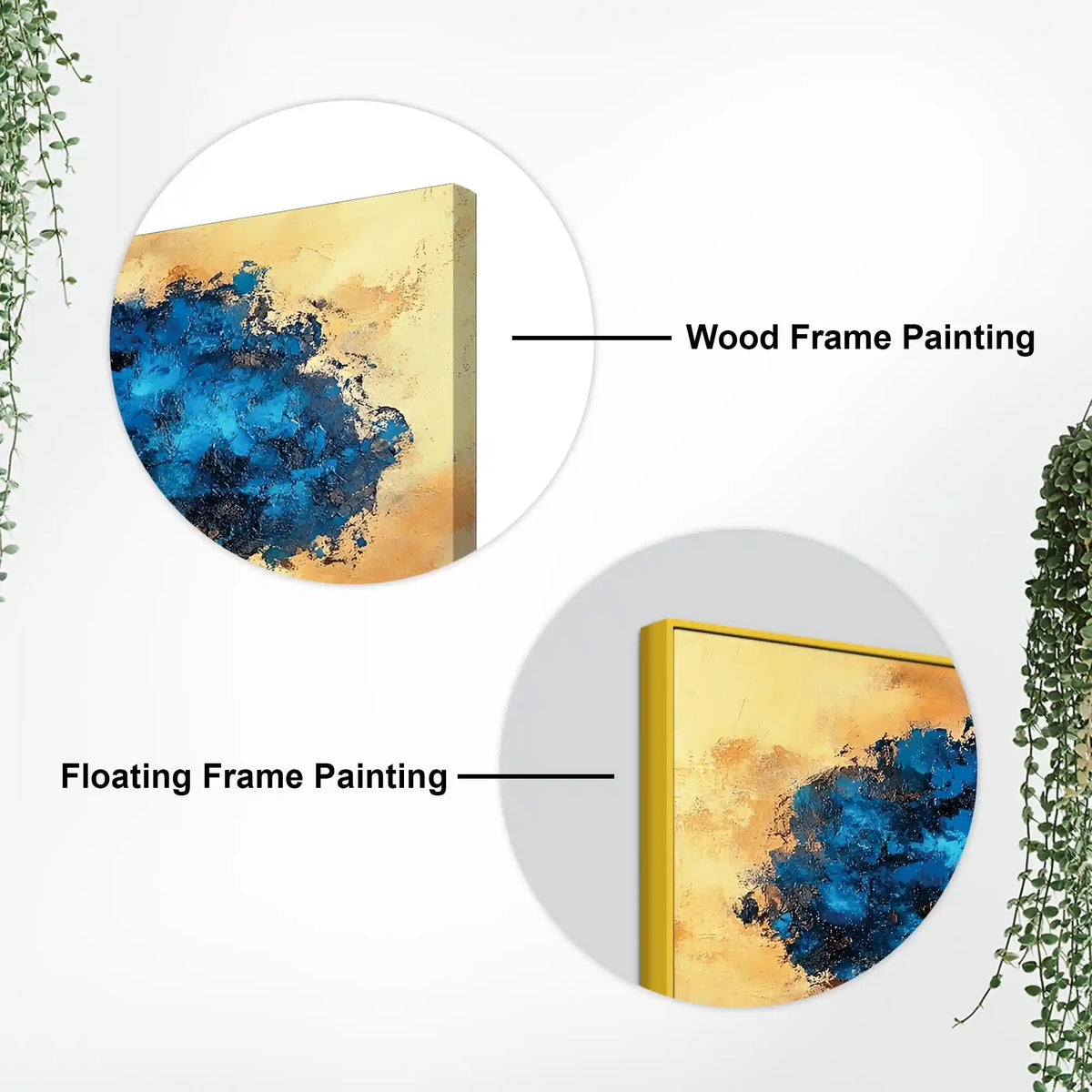 Artistic Nature Tree Canvas Wall Abstract Painting for Modern Decor