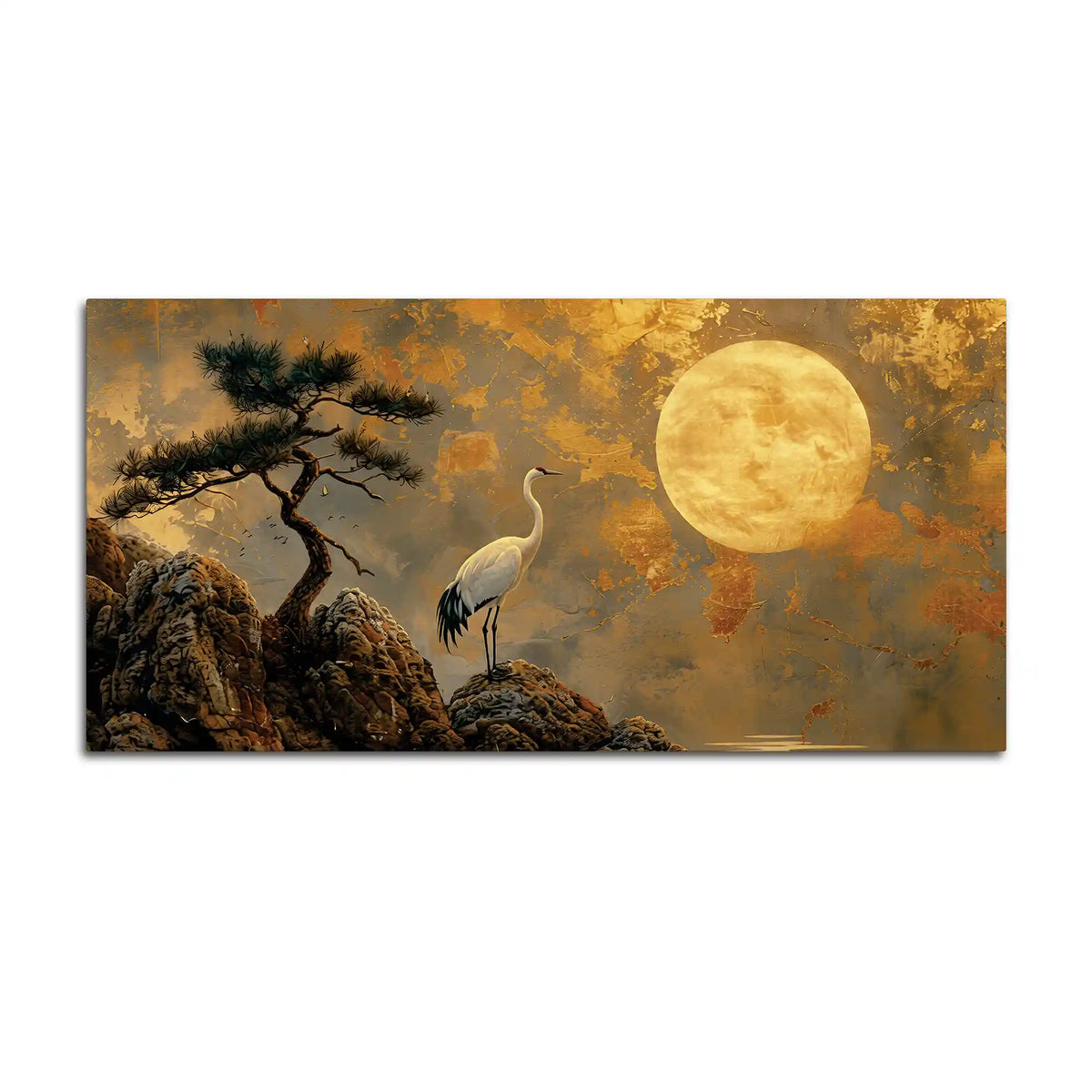 Artistic Zen Wall Art Abstract Canvas Painting for Modern Interiors