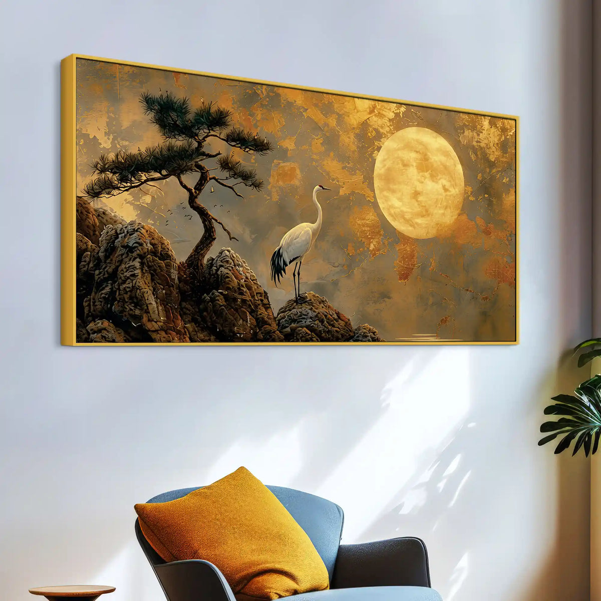 Artistic Zen Wall Art Abstract Canvas Painting for Modern Interiors