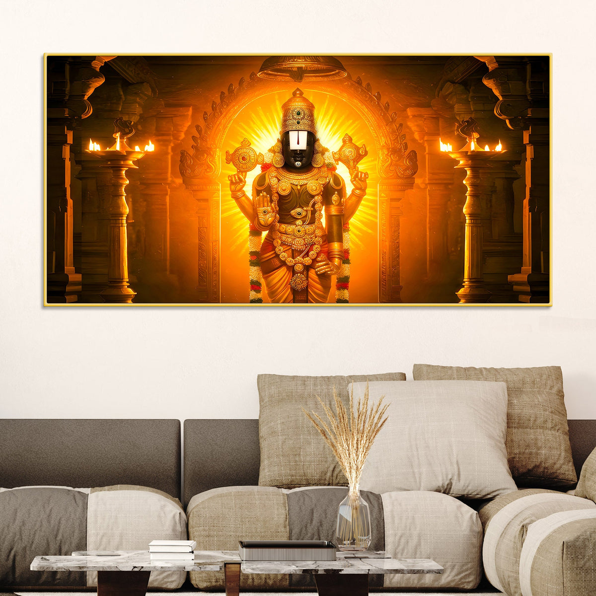 Balaji Spiritual Canvas Painting for Home Décor