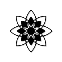 Beautiful Cosmic Design Floral Metal Art Wall Decor