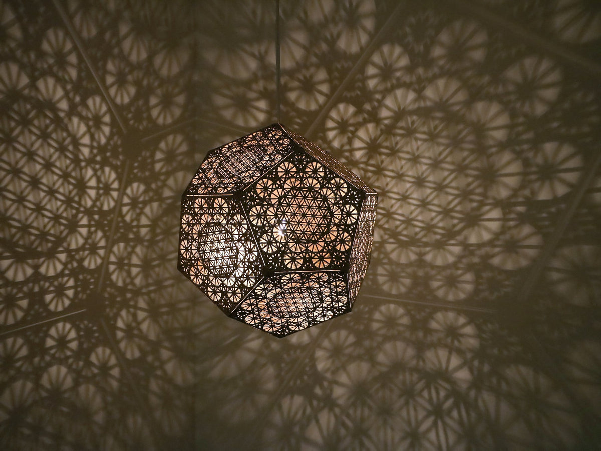 Beautiful Laser-Cut Ceiling Light
