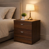 Bedroom Side Table with 2 Drawers