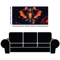 Beloved Lord Ganesha Luxury Canvas Wall Painting for Home & Office Spaces – Modern Religious Wall Art