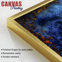 Blue & Gold Calligraphy Premium Islamic Wall Painting