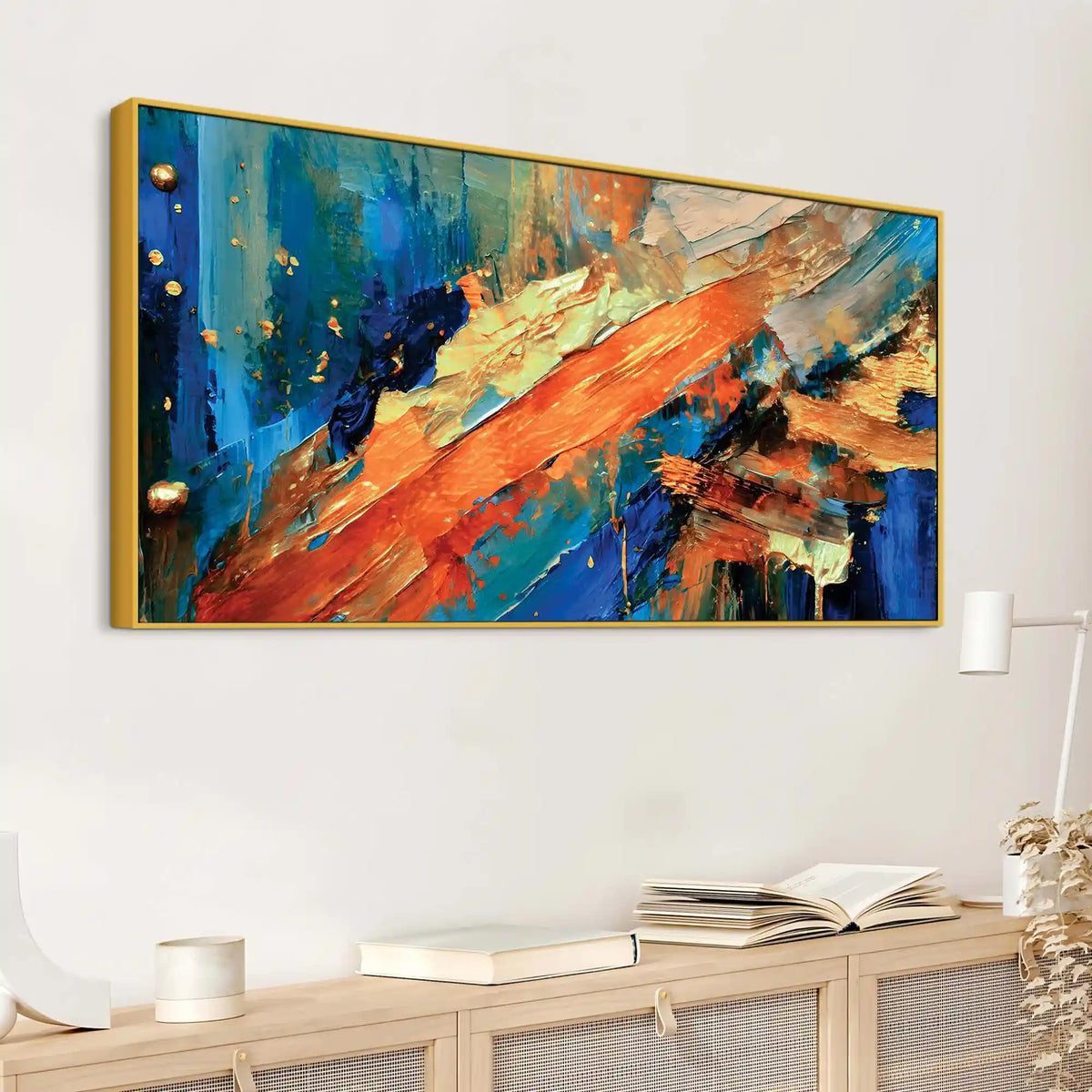 Bold Abstract Canvas Painting for Home & Office Decor