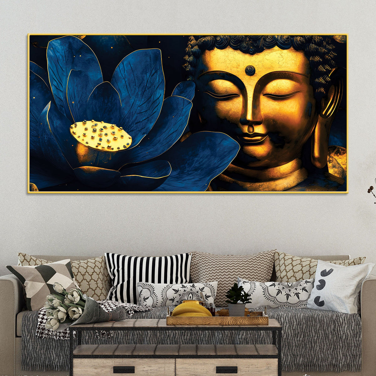 Buddha Balance Painting for Wall Art Decor