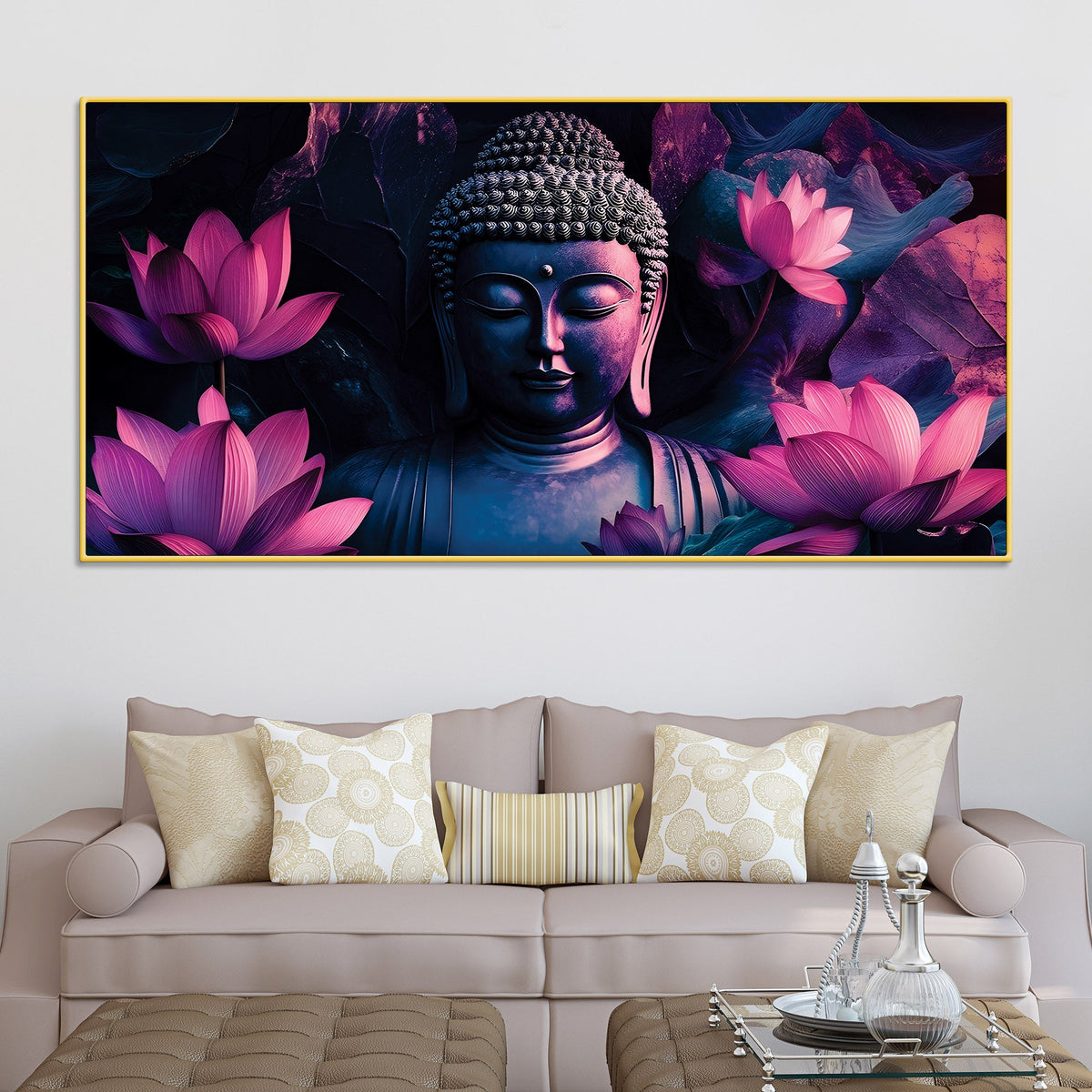 Buddha Blessing Painting for Home Positivity