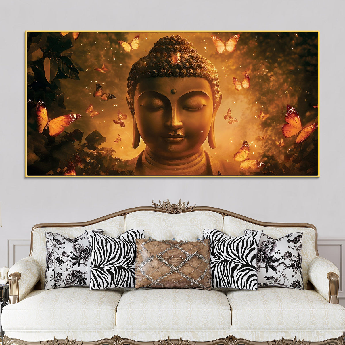 Buddha Calm Painting for Home Wall Art