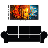 Buddha Canvas Painting for Elegant Living Spaces