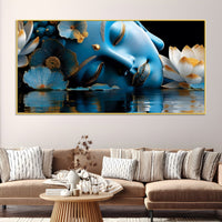 Buddha Canvas Painting for Positive Vibes