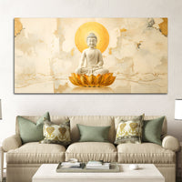 Buddha Canvas Wall Painting for Living Room
