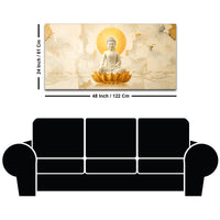 Buddha Canvas Wall Painting for Living Room