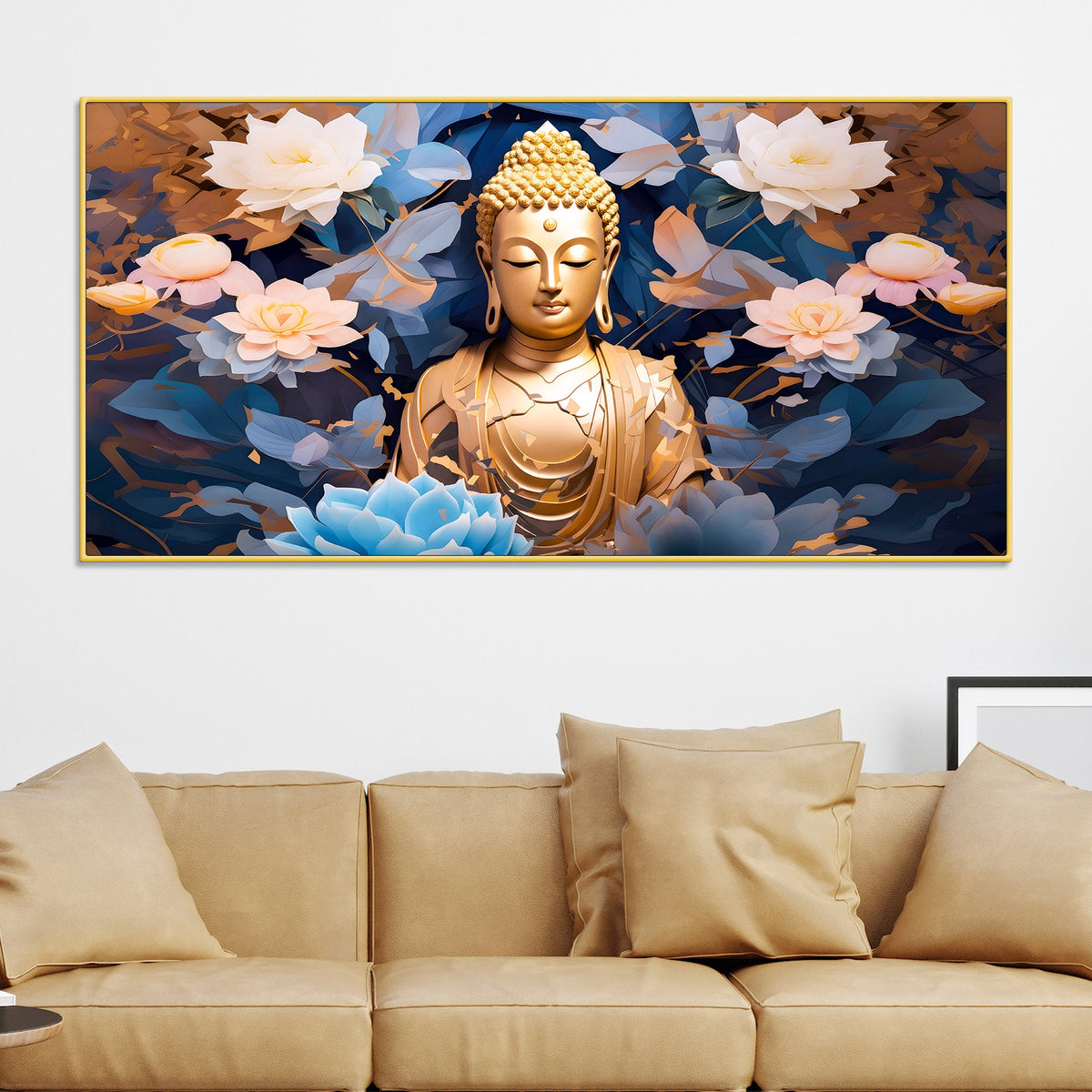Buddha Canvas Wall Painting for Stylish Home Décor