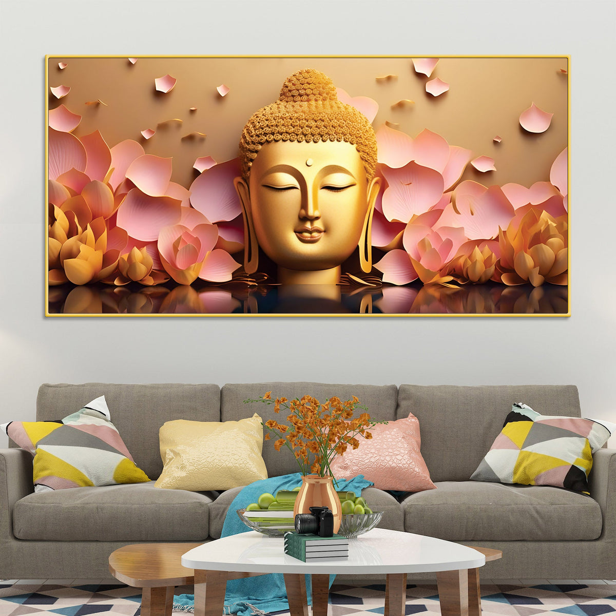 Buddha Conscious Living Painting for Walls