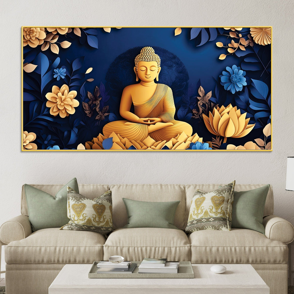 Buddha Devotional Painting for Decor