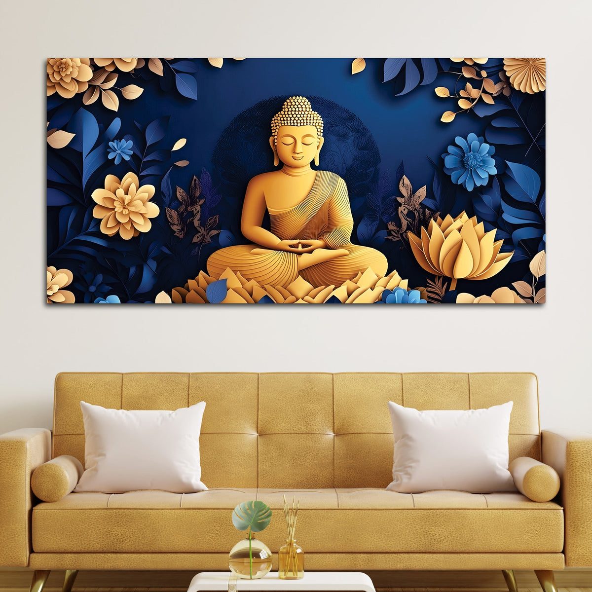 Buddha Devotional Painting for Decor