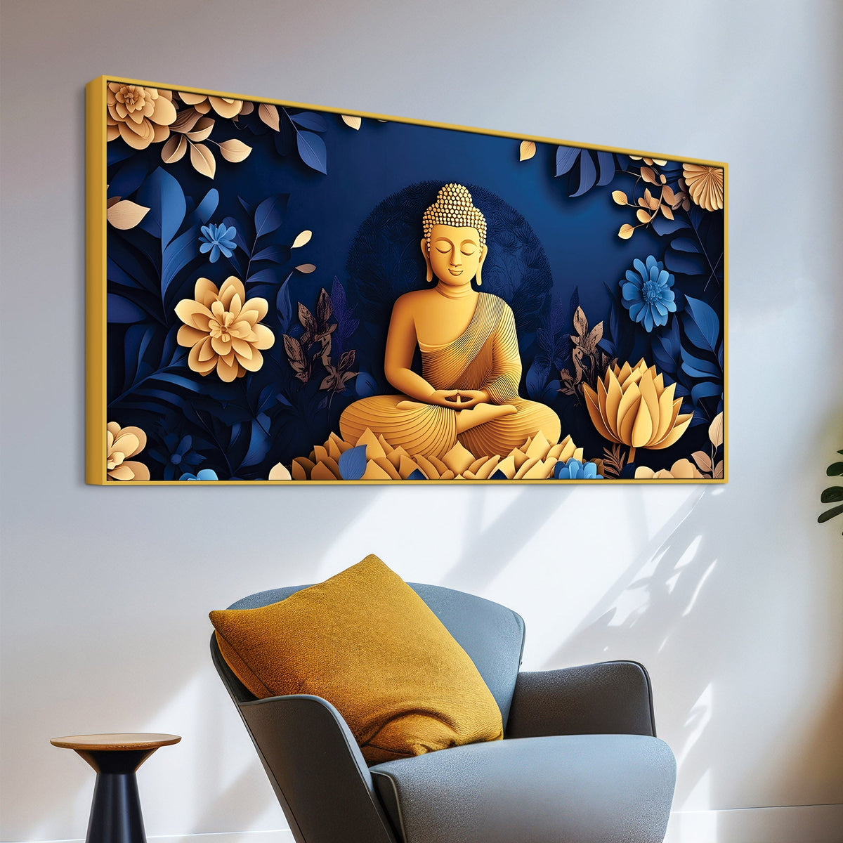 Buddha Devotional Painting for Decor