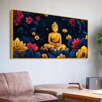 Buddha Focus Painting for Meditation Corners