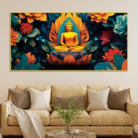 Buddha Inspiration Painting for Interior Walls