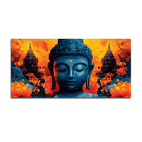 Buddha Lotus Wall Art – Luxury Spiritual Canvas Painting
