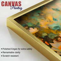Buddha Lotus Wall Painting for Meditation Space