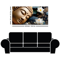 Buddha Floral Painting for Home Decoration
