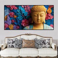 Buddha Meditation Room Wall Painting – Peaceful Vibes