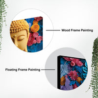 Buddha Meditation Room Wall Painting – Peaceful Vibes