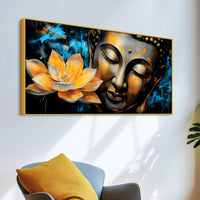 Buddha Peace Wall Painting – Meditation Room Decor