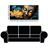 Buddha Peace Wall Painting – Meditation Room Decor