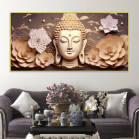 Buddha Peaceful Living Painting for Walls