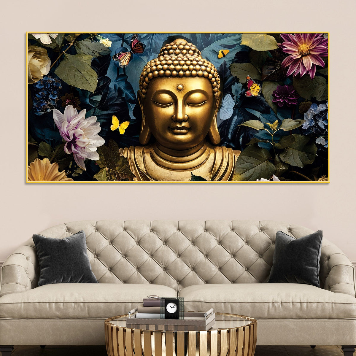 Buddha Peaceful Mood Painting for Home