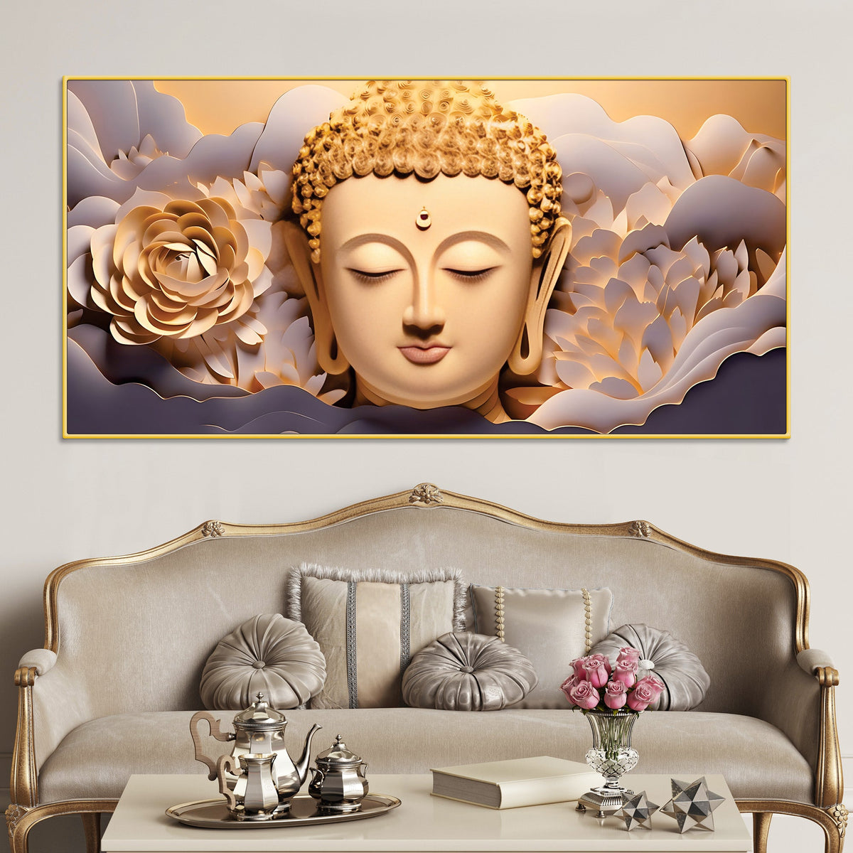 Buddha Relaxed Soul Painting for Interiors