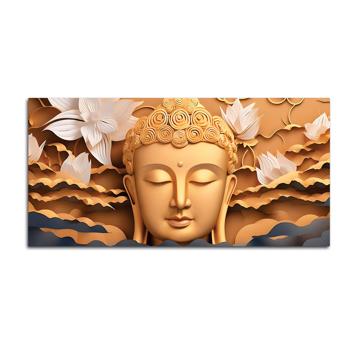 Buddha Sacred Calm Art Painting for Decor