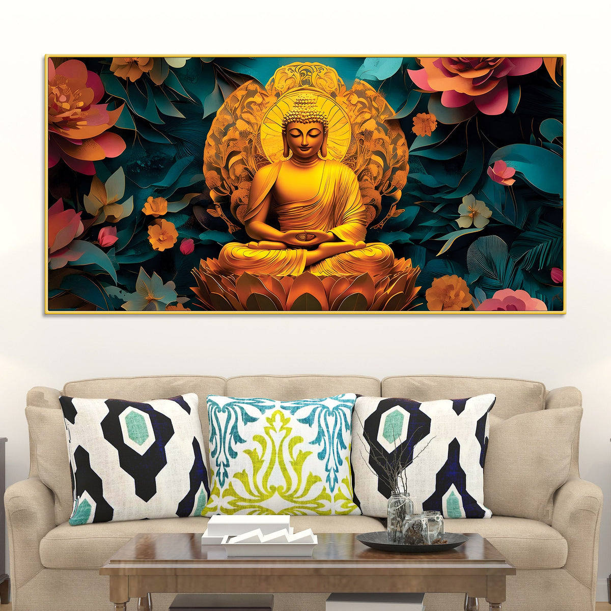 Buddha Sacred Calm Painting for Wall Art