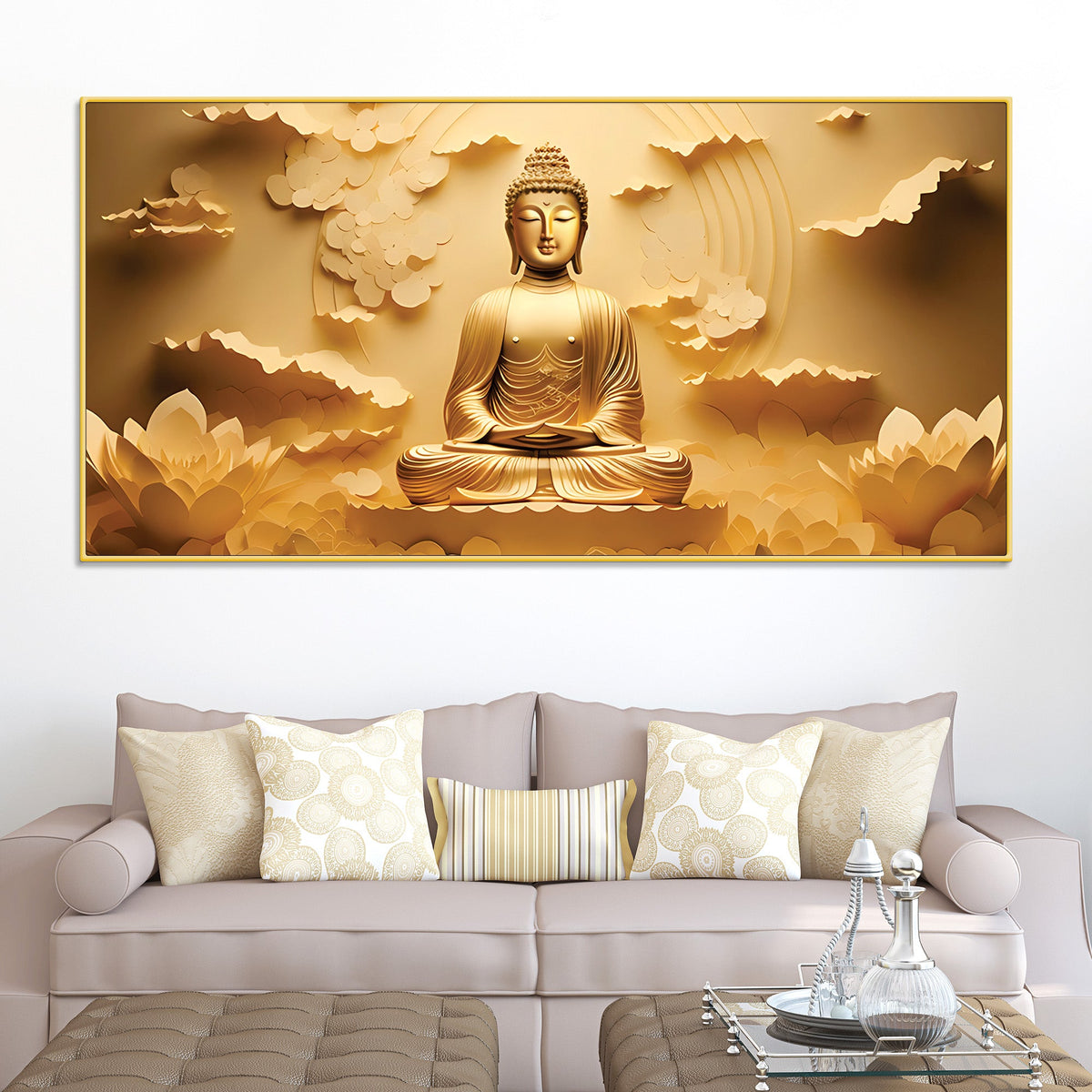 Buddha Sacred Space Painting for Wall Art