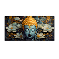 Buddha Serenity Canvas Painting for Positive Home Vibes