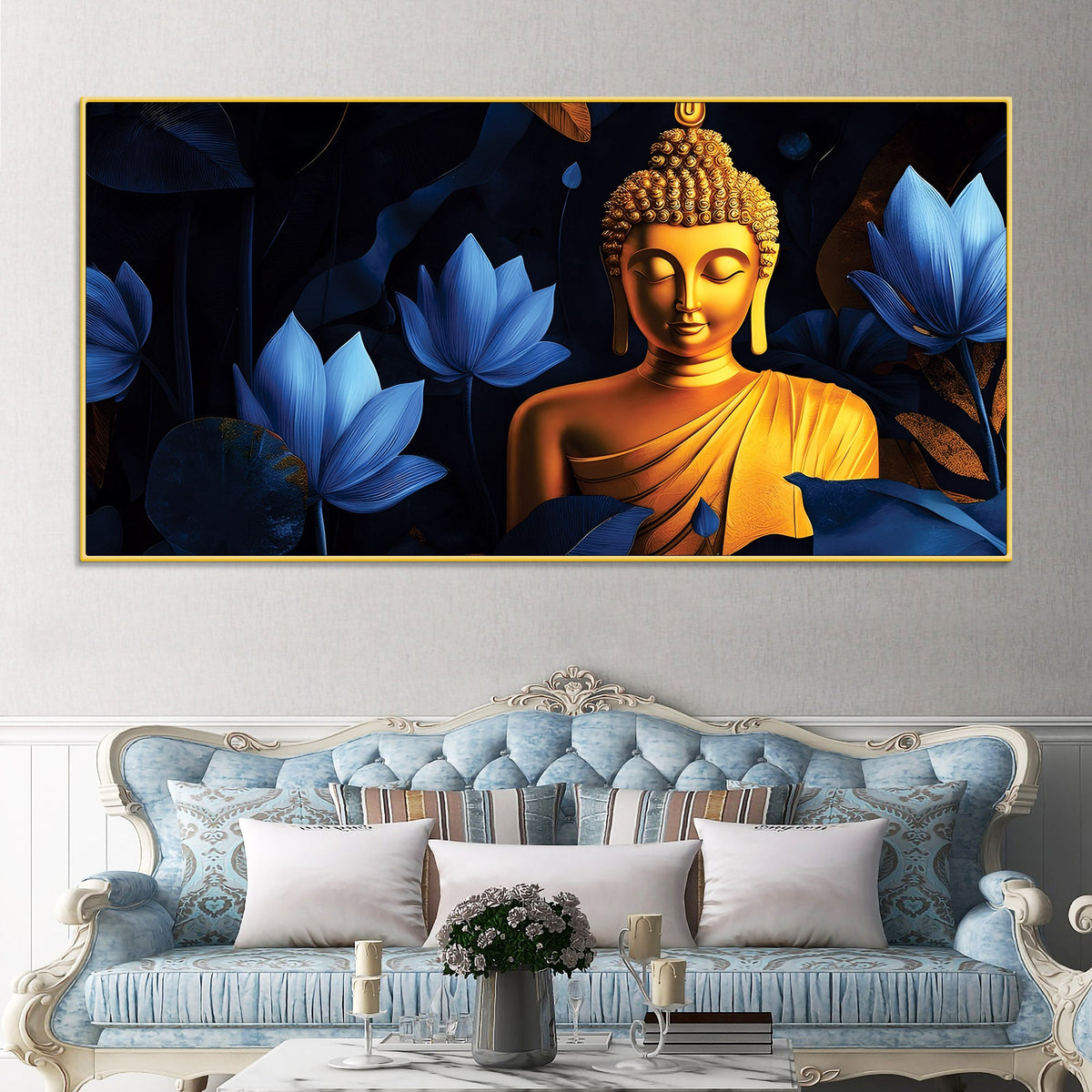 Buddha Tranquility Painting for Home Decor