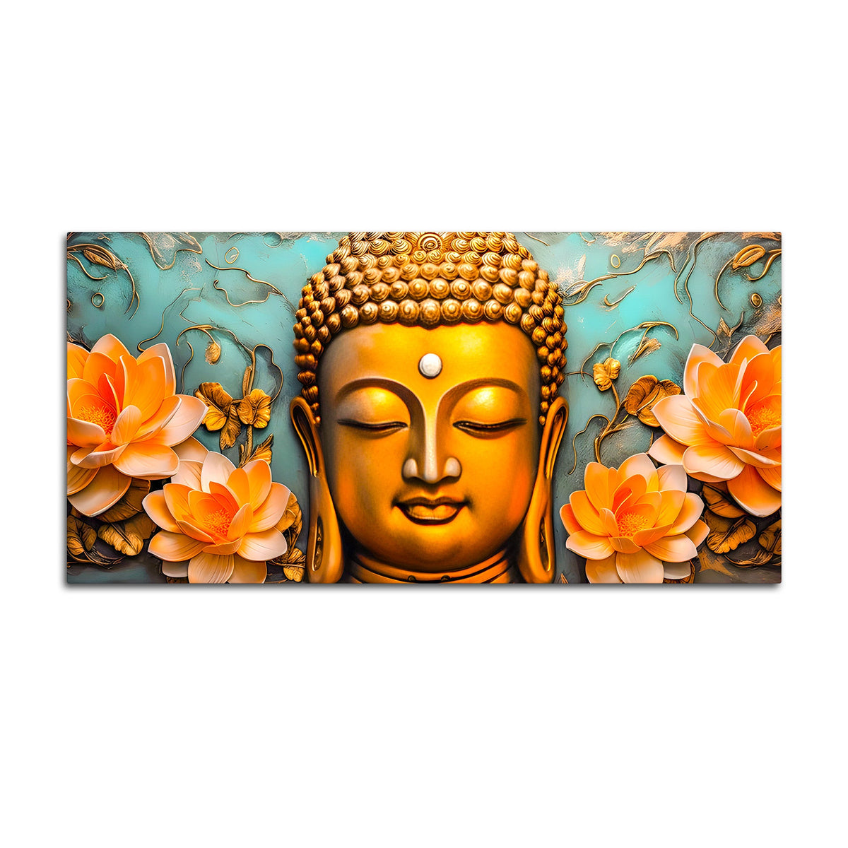 Buddha Wall Painting for Artistic Home Styling
