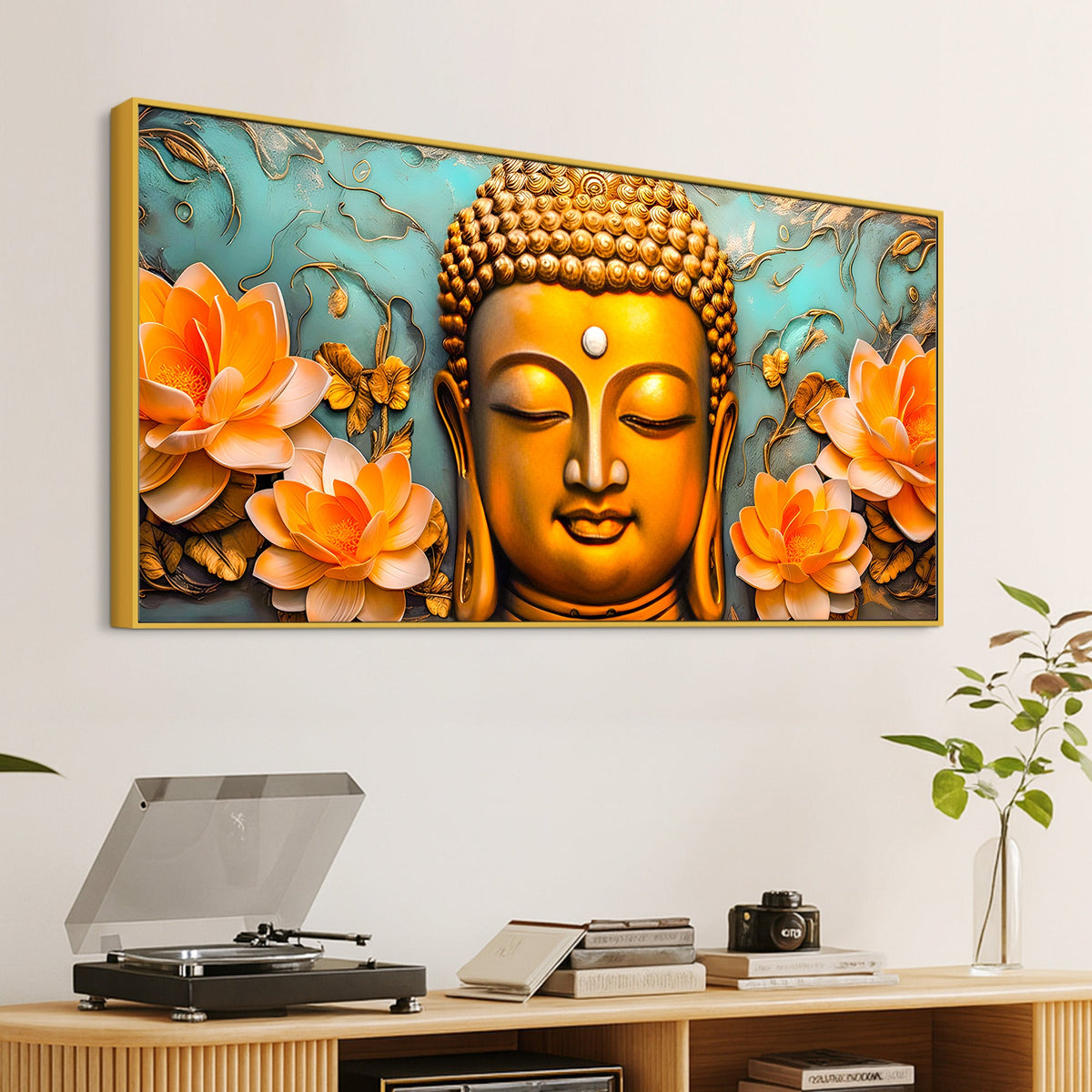 Buddha Wall Painting for Artistic Home Styling