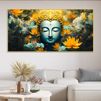Buddha Wall Painting for Calm & Positive Energy