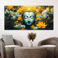 Buddha Wall Painting for Calm & Positive Energy