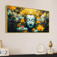 Buddha Wall Painting for Calm & Positive Energy