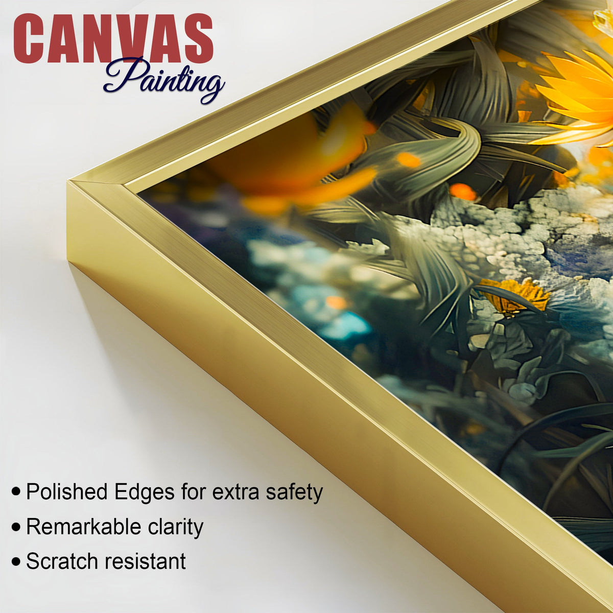 Buddha Wall Painting for Calm & Positive Energy