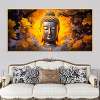 Buddha Wall Painting for Positive Vibes & Peaceful Home Interior