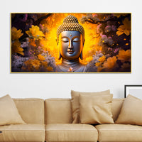 Buddha Wall Painting for Positive Vibes & Peaceful Home Interior
