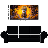Buddha Wall Painting for Positive Vibes & Peaceful Home Interior