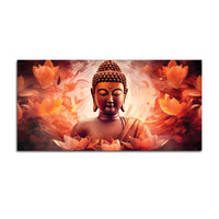 Buddha Wall Painting with Temple Art – Premium Decor