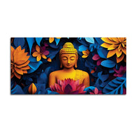 Buddha Wisdom Painting for Spiritual Decor